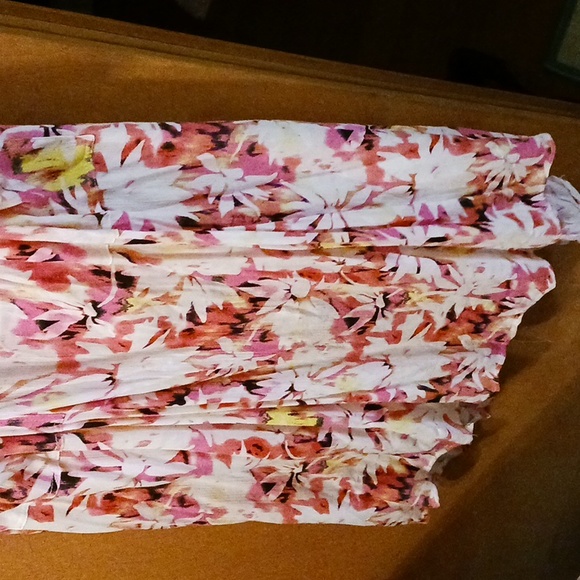 Plus water lily summer dress in pink 1x - Picture 3 of 7